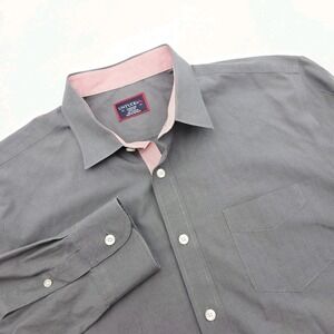 UNTUCKit Custom Slim Fit Men's Size Large Long Sleeve Button Down Gray
